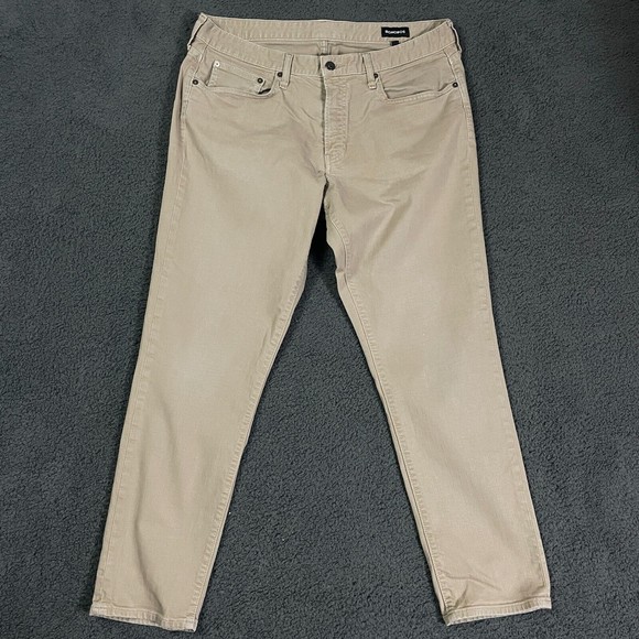 Bonobos Pants Mens 36x32 (Really 36x30) Beige Tan Athletic Fit Chinos Khakis